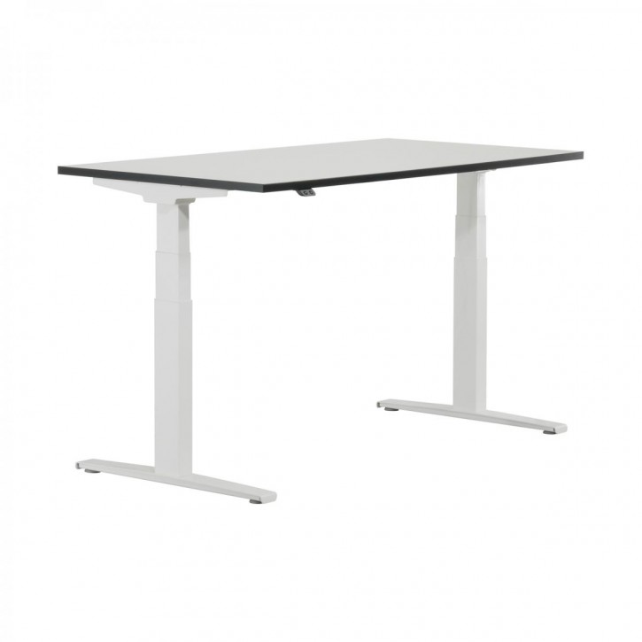 JET RE 2020 - elektrisch höhenverstellbarer Schreibtisch | weiss 180 x 80 cm