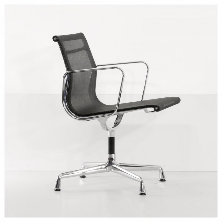 VITRA "EA 108" - drehbarer Alu Chair, Aluminium Chair