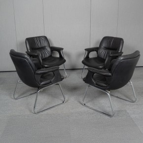 70er Jahre Original - Loungesessel,  Ledersessel