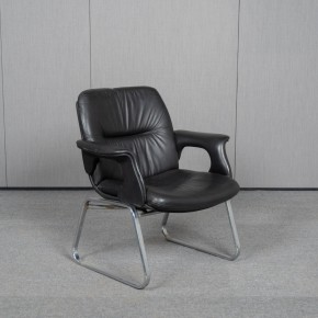 70er Jahre Original - Loungesessel,  Ledersessel
