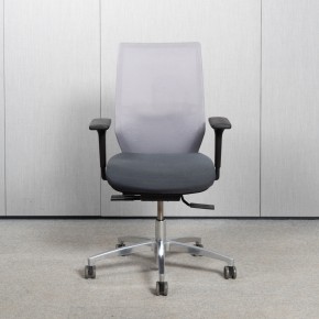 DAUPHIN "SHAPE MESH" - Bürodrehstuhl mit Netzrücken | Anthrazit / Platingrau