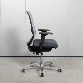 DAUPHIN "SHAPE MESH" - Bürodrehstuhl mit Netzrücken | Anthrazit / Platingrau