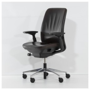 STEELCASE "AMIA" - Bürodrehstuhl, Chefsessel | Leder