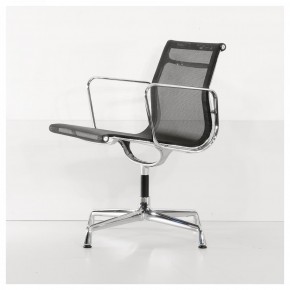 VITRA "EA 108" - drehbarer Alu Chair, Aluminium Chair