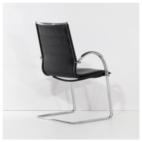 KNOLL "SLIM LINE" - Konferenzstuhl Leder