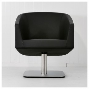 LAMMHULTS "CLUB" - drehbarer Loungesessel, Ledersessel