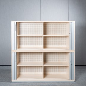 PALMBERG - Aktenschrank, Highboard 4OH mit Querrollladen