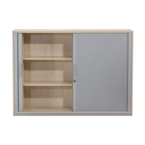 PALMBERG - Aktenschrank, Sideboard m. Querrollladen