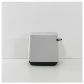 DAUPHIN "ALLORA POUF" - Loungehocker, Sitzhocker | Platingrau